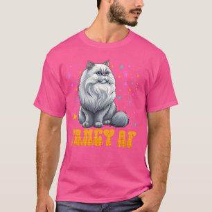 Camiseta Gato Persa CHIC AF Divertidos Proprietários de Gat