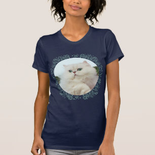 Camiseta Gato Persa com Olhos de Jade