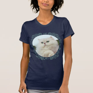 Camiseta Gato Persa com Olhos de Jade