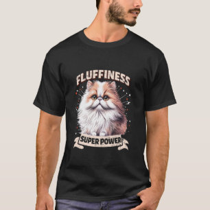 Camiseta Gato Persa FOFURA É MEU SUPERPODER Vintage Fu