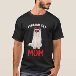 Camiseta Gato Persa Mãe Mãe Gata Proprietária Engraçado Gat