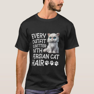 Camiseta Gato Persa TODO LOOK FICA MELHOR COM GATO PERSA