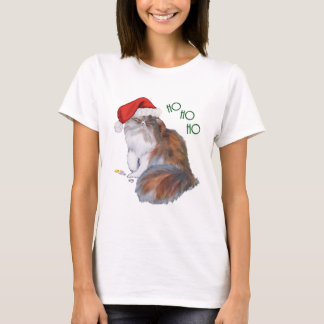 Camiseta Gato Persa Tricolor no Natal