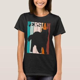 Camiseta Gato Persa Vintage Persa Proprietário de Gatos Per
