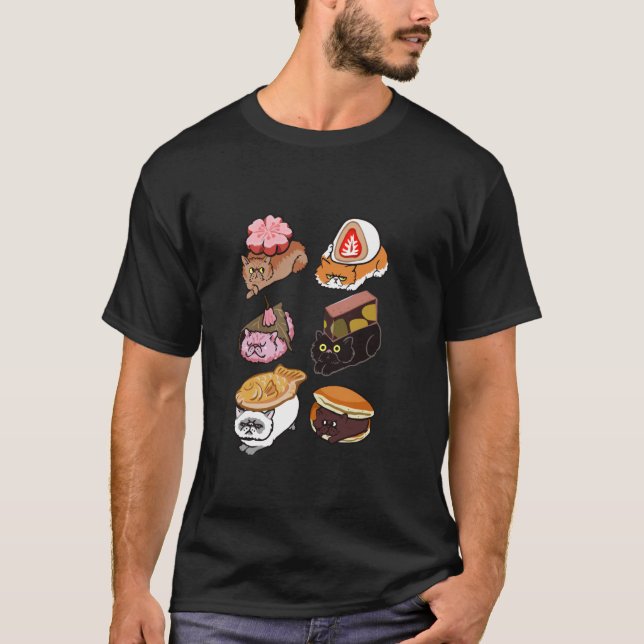 Camiseta Gato Persa Wagashi (Frente)