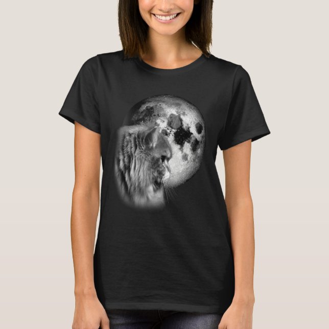 Camiseta Gato Pérsico e Gato Lua (Frente)