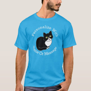 Camiseta Gato PERSONALIZADO do smoking de Tuxie