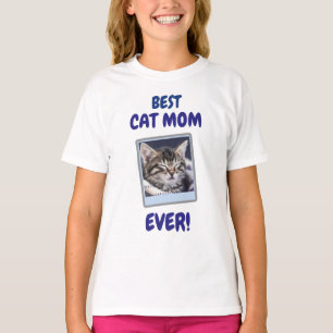 CAMISETA GATO PERSONALIZADO MÃE MÃE SEMPRE PET AMOR DIA DAS