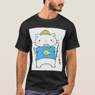 Camiseta Gato Pescador