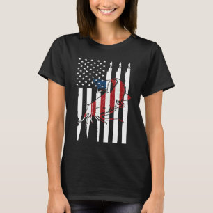 Camiseta Gato pescador pesca pesca de peixe carretel vara