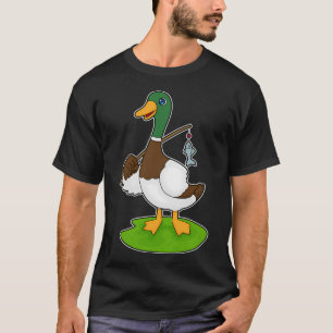 Camiseta Gato pescando com vara de pescar