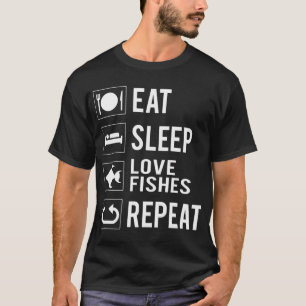 Camiseta Gato pescando com vara de pescar