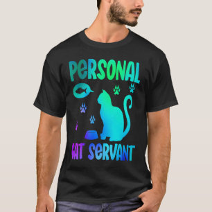 Camiseta Gato Pessoal Servidor de Aquarela Animal 1