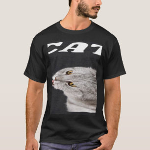 Camiseta Gato Pessoal Servo Gatinho Mimado Gato Autoritário