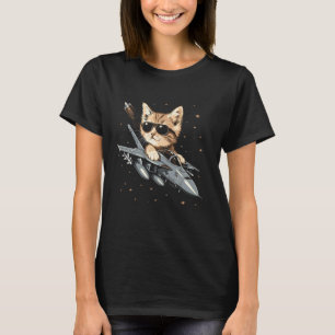 Camiseta Gato Piloto Gatinho Avião Aviação