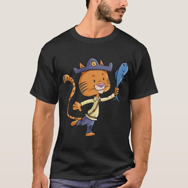 Camiseta Gato Pirata (Frente)