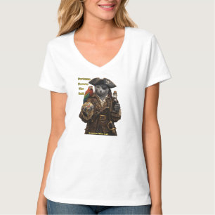 Camiseta Gato Pirata Azul Russo – A Fortuna Favorece os Aud