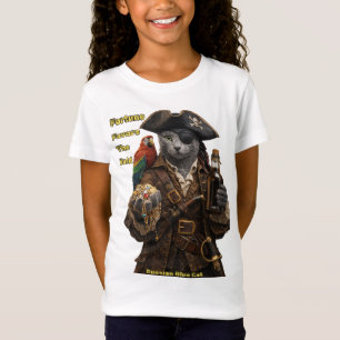 Camiseta Gato Pirata Azul Russo – A Fortuna Favorece os Aud