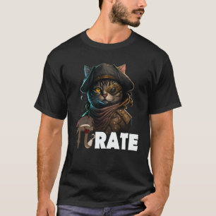 Camiseta Gato Pirata do Dia do Pi 3 14 Professor de Matemát