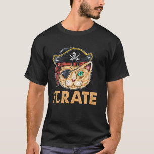 Camiseta Gato Pirata do Pi Rate Gatos Amantes da Matemática