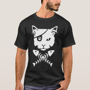 Camiseta Gato Pirata Fofo
