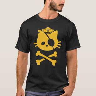 Camiseta Gato Pirata Fofo e Crianças 2