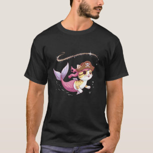 Camiseta Gato Pirata Sereia Amante Gatinho Dono de Animal H