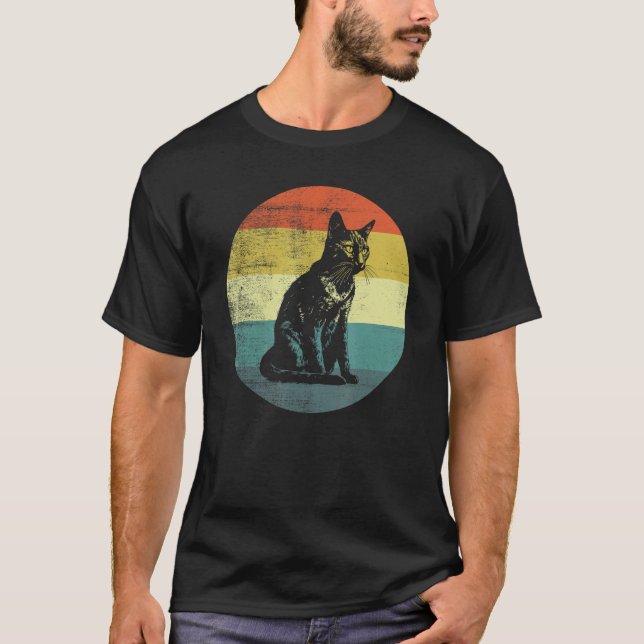 Camiseta Gato Pixie Bob Retro Vintage Design Pixiebob (Frente)