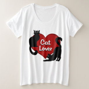 Camiseta Gato Pover Camiseta Mulher Mais Tamanho C