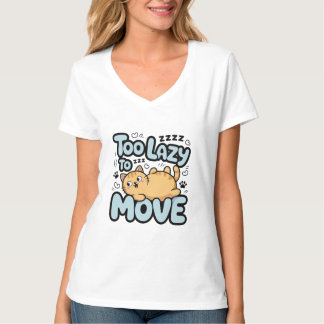 Camiseta Gato preguiçoso