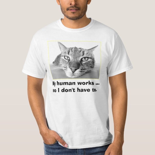 Camiseta Gato preguiçoso (Frente)
