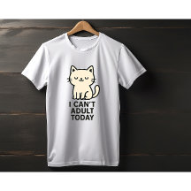 Gato Preguiçoso Fofo – “Não Posso Ser Adulto Hoje”