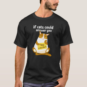 Camiseta Gato Preguiçoso Para Proprietários De Gatinhos