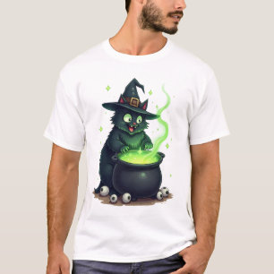 Camiseta Gato Preparador de Poções