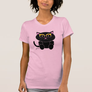 Camiseta Gato preto