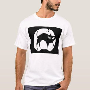 Camiseta gato preto