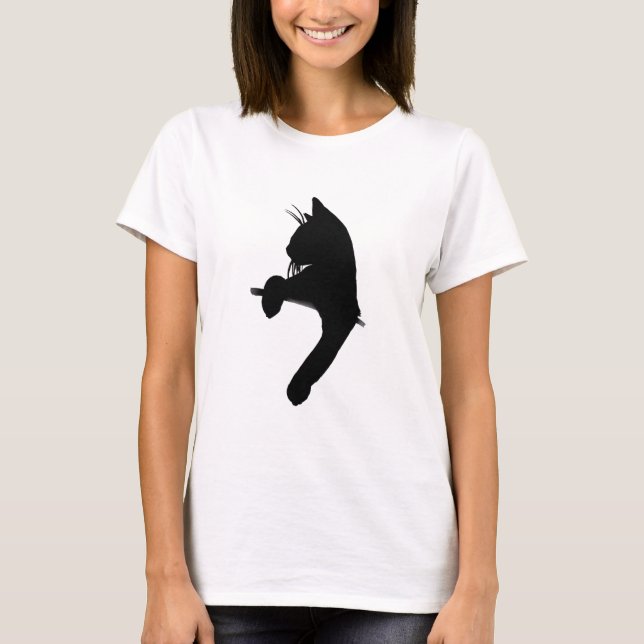 Camiseta Gato preto (Frente)