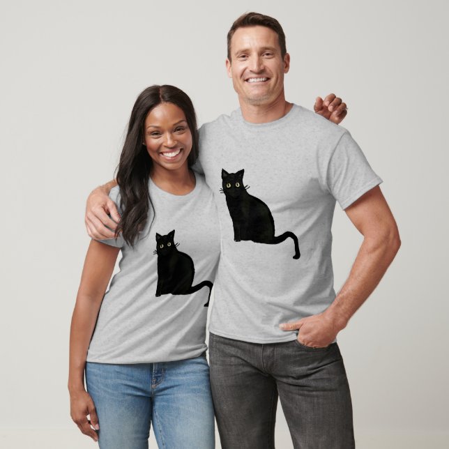 Camiseta Gato Preto (Unissex)