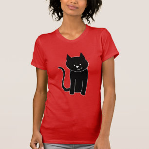 Camiseta Gato preto bonito