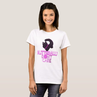 Camiseta Gato preto brilhante não se importa