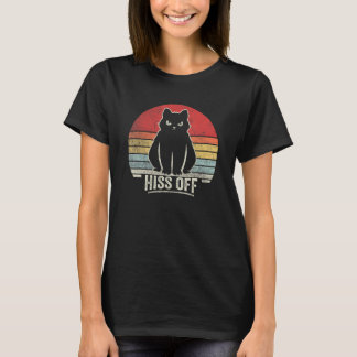 Camiseta Gato Preto Ca Retro Vintage Sibilo Off Meow 4