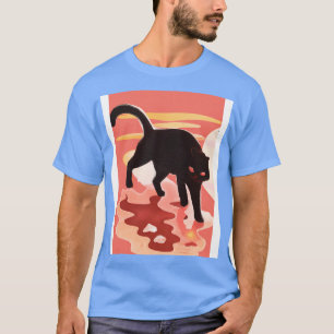 Camiseta Gato Preto Cinto
