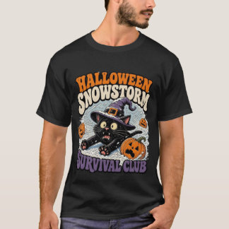 Camiseta Gato Preto Clube Tempestade de Neve de Ha