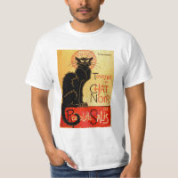 Gato preto de Arte Nouveau Le Conversa Noir do