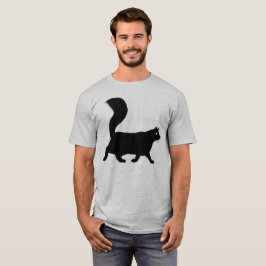 Camiseta Gato Preto de Penteado| Gatinho Legal