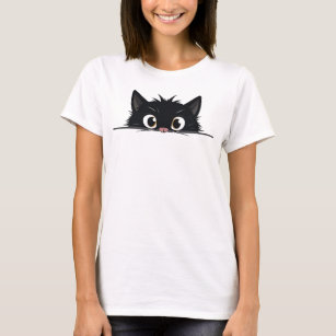Camiseta Gato Preto de Pequim Bonito