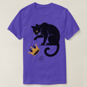 Camiseta Gato Preto Derruba a Coroa