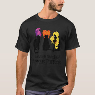 Camiseta Gato Preto  É Só Um Montão De Hurrcus Purrcus