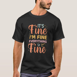 Camiseta Gato Preto Está Tudo Bem Estou Tudo Bem C
