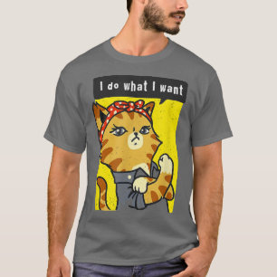 Camiseta gato preto faço o que quero com meu gato preto eng